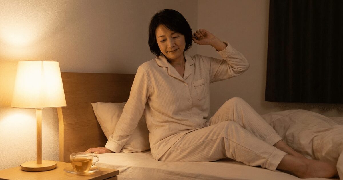 50代の夜むくみ対策—眠りの質が変わると体の軽さも変わる