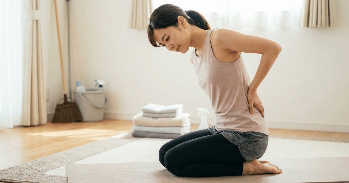 “大掃除前の腰ケア”—負担を軽くする下準備のコツ
